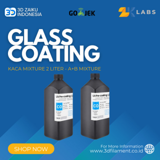 ZKLabs Kaca Glass Coating Mixture UV LED Flatbed Printer